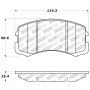 Stoptech 309.09040 Performance Brake Pads
