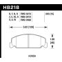 Hawk Performance HB218Z.583 Performance Ceramic Disc Brake Pad
