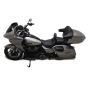 Mustang Motorcycle 88402GM Mustang 23-24 HD CVO Rd Glide(ST), 2024 Rd Glide and Str Glide Deluxe Pass Seat - Black/Gray Stitch