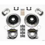 Wilwood 140-9282-DP Forged Dynalite P/S Park Brake Kit Drill-Polish Small Ford 2.50in Offset