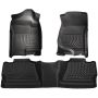HUSKY LINERS HSK98201 09- GM Crew Cab P/U Front/2nd Seat Liner