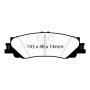 EBC Brakes DP62461 6000 Series Greenstuff Truck/SUV Brakes Disc Pads