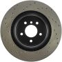 Stoptech 128.34080L 07-10 BMW 335i Cross Drilled Left Rear Rotor