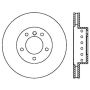 StopTech 04-10 BMW 5-Series / 6-Series Sport Slotted & Drilled Front Left Cryo Rotor
