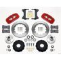 Wilwood 140-13692-R AERO6 Front Hub Kit 14.00-Red Chevy C-10 60-87 CPP Drop Spindle