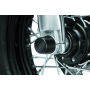 Kuryakyn 1229 Front Axle Nut Caps Satin Black