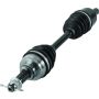 QuadBoss 609376 00-05 Honda TRX350FE FourTrax Rancher 4x4 ES Front Left Replacement Axle