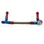 Holley #6 Braided Fuel Line w/Gauge