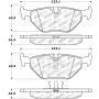 StopTech Street Touring 87-99 BMW M3 / 89-93 M5 Rear Street Street Touring Brake Pads