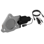 QTP QTEC30 3in Bolt-On QTEC Electric Cutout Valve - Single