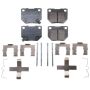 PowerStop 17-461 PowerStop - Z17 Low-Dust Ceramic Brake Pads with Hardware