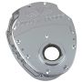 SBC Billet Timing Cover 2-Piece - Clear Anodized