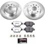 PowerStop K5667-26 Z26 Street Performance Ceramic Brake Pad and Drilled & Slotted Rotor Kit