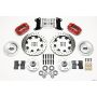 Wilwood 140-13203-DR Dynapro Dust-Boot Front Kit 12.19in Drilled Red 67-69 Camaro 64-72 Nova Chevelle