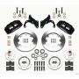 Wilwood 140-12946 Dynapro 6 Front Hub Kit 12.19in 69-70 Impala Drum/Disc 69-82 Vette