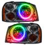 Oracle Lighting 7178-334 SMD Pre-Assembled Headlights, Dual Halo, ColorSHIFT(tm) - No Controller