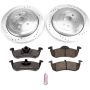 PowerStop K6819-36 Z36 Truck and SUV Carbon-Fiber Ceramic Brake Pad and Drilled & Slotted Rotor Kit