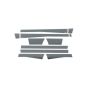 Putco 9751317BP 10-18 RAM 2500 Crew Cab 6.5in- 5.5in Wide w/o Factory Flares 12pcs Blk Platinum Rocker Panels