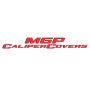 MGP 35007SATSRD 4 Caliper Covers Engraved Front Cadillac Engraved Rear ATS Red finish silver ch