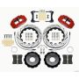 Wilwood 140-13044-DR Narrow Superlite 6R Front Hat Kit 14.00in Drilled Red 2008-up Hyundai Genesis Coupe w/Lines