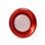 Torque Solution Billet Turbo Velocity Stack Shield For 4in Inlet - Red