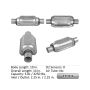 Eastern Catalytic 82565 Federal / EPA Catalytic Converter - Universal