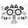 Wilwood 140-2713-BD Forged Dynalite Front Drag Kit Drilled Rotor CPD 65-72 A w/10in Drum