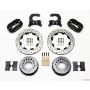 Wilwood 140-2112-BD Forged Dynalite P/S Rear Kit Drilled Rotor Chev 12 Bolt w C-Clips