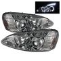 SPYDER 5011671 Projector Headlights - LED Halo - Chrome