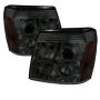 SPYDER 5038067 Projector Headlights - LED Halo - DRL - Smoke