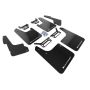 Rally Armor MF48-UR-BLK/WH Black Mud Flap/White Logo