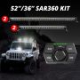 XKGLOW XK-SAR360-3322W XK Glow SAR360 Light Bar Kit Emergency Search and Rescue Light System White (2)52In (2)36In
