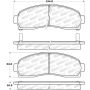 Stoptech 308.08331 Street Brake Pads