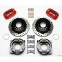 Wilwood 140-11396-DR Dynapro Low-Profile 11.00in P-Brake Kit Drill-Red Ford 8.8 w/2.50in Offset-5 Lug