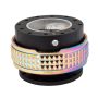 NRG Quick Release Kit - Pyramid Edition - Black Body / Neochrome Pyramid Ring