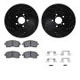 Dynamic Friction 8512-13040 Rotor Kit