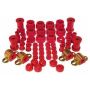 Prothane 1-2003 80-86 Jeep CJ5/7 Total Kit - Red
