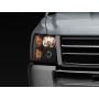 Raxiom S112706 07-13 Chevrolet Silverado 1500 Euro Headlights- Blk Housing (Clear Lens)