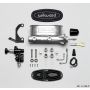 Wilwood 261-14158-P HV Tandem M/C Kit w L/H Bracket & Prop Valve - 15/16in Bore Ball Burn.-W/Push