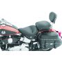 Mustang Motorcycle 76047 Mustang 00-15 Harley Softail Standard Rear Tire Wide Touring 1PC Seat w/Studs - Black