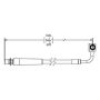 RockJock JT Gladiator Brake Hose Kit Rear w/ Hoses Frame Clips Copper Washers ABS Wire Clips Pair