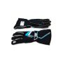 OMP RACING, INC. OMPIB0-0772-A01-244-S Tecnica Gloves Blue And Cyan Small