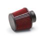 EDELBROCK EDE43651 Pro-Flo Air Filter Cone 6-1/2 Tall Red/Chrome