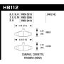 Hawk Performance HB112D.540 ER-1 Disc Brake Pad