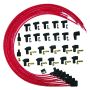 MOROSO MOR73219 Blue Max Ignition Wire Set - Red