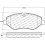 Stoptech 319.13160 10-18 Mercedes-Benz Sprinter 2500 Front Truck & SUV Brake Pad