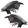 Oracle Lighting 7169-334 SMD Pre-Assembled Headlights, Halogen, Black Bezel, ColorSHIFT - No Controller
