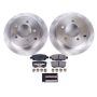 PowerStop KOE3033 OE Stock Replacement Low-Dust Ceramic Brake Pad and Rotor Kit