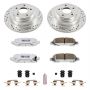 PowerStop K449-26 Z26 Street Performance Ceramic Brake Pad and Drilled & Slotted Rotor Kit