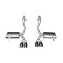 CORSA Performance 14132BLK Corsa 1997-2004 Chevrolet Corvette C5 Z06 5.7L V8 Xtreme Axle-Back Exhaust w/ Black Tips